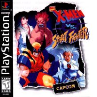 X-men vs Street Fighter Playstation  box art